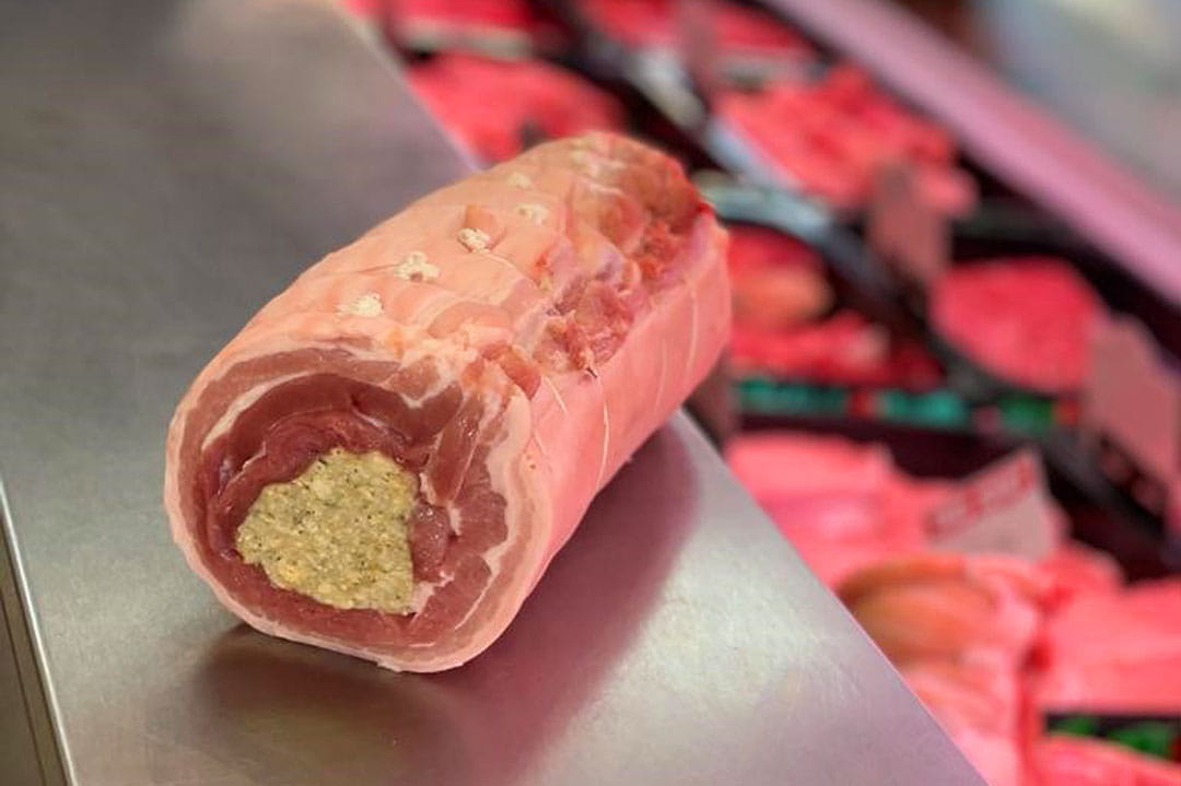 Boned and Rolled Stuffed Belly Pork